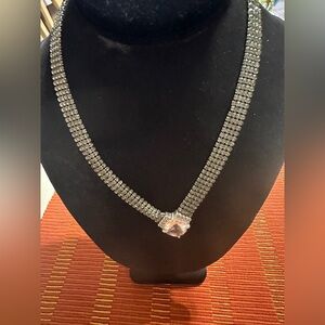 Elegant Swarovski Necklace with Crystal Accent